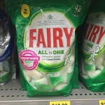 Fairy 42 Pack All-in-One Dishwasher Tablets for $4 (9c Each) RRP $13 (~ 70% off) @ Big W [Newcastle, NSW]