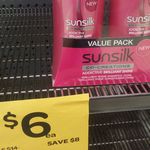 Sunsilk Value Pack (Conditioner & Shampoo 750ml) for $6 @ Woolworths