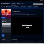 [PS4] Firewatch $21.95 @ PSN (Was $29.95)