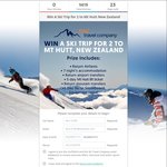 Win A Ski Trip for 2 to Mt Hutt, New Zealand from SurfStitch