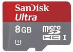 SanDisk 8GB Ultra MicroSDHC Memory Card from Officeworks @ $5.00 Each, in Store or Online
