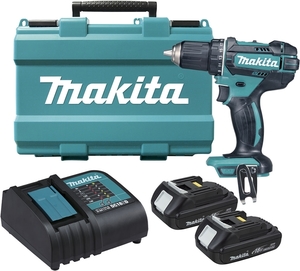 Makita 18v Cordless Drill 199 with 2 x 1.5Ah Batteries Charger