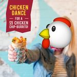 $5 Chicken Chip Burrito (Normally $10.95) for Customers Who Do Chicken Dance for 3 Seconds @ Salsas