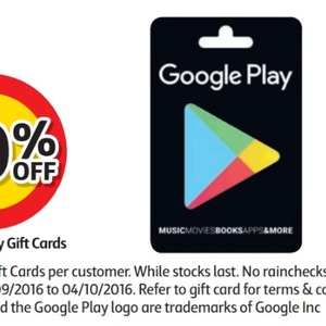 20% off iTunes Gift Cards (Excludes $20 Cards) @ Coles (in Store) -  OzBargain