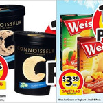 ½ Price Connoisseur Ice Cream Tubs 1L $4.84, ½ Price Weis Ice Cream $3.39 @ Coles (Starts 23/11)