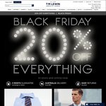 T. M. Lewin 20% off Everything Black Friday Sales