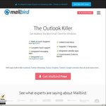 Mailbird Email Client for Windows Black Friday Get 55% off - AU $28.26 (Was AU $62.86) from Life Plan