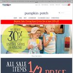 Pumpkin Patch Receivership Sale Min 30% off