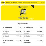 Scoot Airlines Valentines Special (Sydney-Singapore for 2 PAX from $129 Each O/W, Ho Chi Minh $130, Male $250, Athens $299)