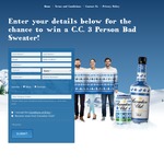 Win 1 of 1,291 Canadian Club 3 Person Bad Sweaters Valued at $130 Each [Spend over $30 on Canadian Club Products at BWS]