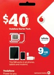 Vodafone $40 Sim Pack $15 Includes 9GB of Data Unlimited Call and Unlimited Sms @ Mymobile.com.au