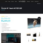 Vivido 65″ Smart 4K UHD LED $1190 Normally $1799 Plus Shipping @ Vivido Electronics