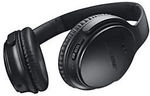 BOSE QC35 QuietComfort 35 Wireless Noise Cancelling Bluetooth Headphones Black $217.44 with code C5OZ + free shipping 