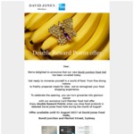 Earn Double AmEx Reward Points in Selected David Jones Food Halls on Food Products on David Jones AmEx Cards