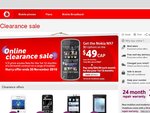 Vodafone Clearance Sale - Half Price Caps for First 12 Months
