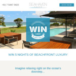 Win a Beachfront Stay for 4 Worth $4,000 from Seahaven Noosa