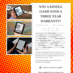 Win a Kindle Oasis worth $320 (US) from Russell Nohelty et al.