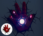 3D Marvel Iron Man Hand Wall Light $9.99 + Postage @ Catch