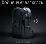 Win 1 of 3 Razer Rogue 15.6" Backpacks from Razer