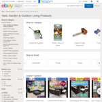 10% off Yard, Garden & Outdoor Living Products @ eBay (Minimum Spend $75, Up to $300 Maximum Discount)
