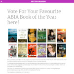 Win a Trip for 2 to Sydney (Includes VIP Tickets to The Australian Book Industry Awards, Flights, Accommodation + Book Pack)