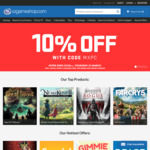 10% off Sitewide (Exclusions Apply) @ OzGameShop