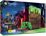 Xbox One S 1TB Minecraft Limited Edition Console with Minecraft Full Game $199 ($179 for New Customers) @ Amazon AU