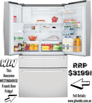 Win a Westinghouse 680L FlexSpace French Door Fridge Worth $3,199 from Phoodie
