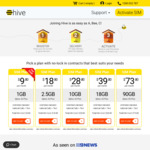 50% off $9.80 Plan First Month Coupon Code @ Hive Mobile | 1GB + Unlimited Standard National Calls & Text | Post-Paid BYO Mobile
