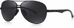 MERRY'S Men HD Polarized Pilot Sunglasses $16.58 (Save $2) + Delivery (Free with Prime/ $49 Spend) @ MERRY'S Glasses Amazon AU