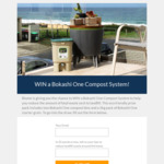 Win a Bokashi One Compost System from Biome