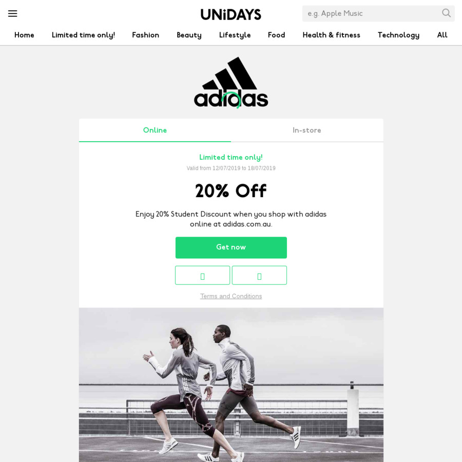 uniday adidas