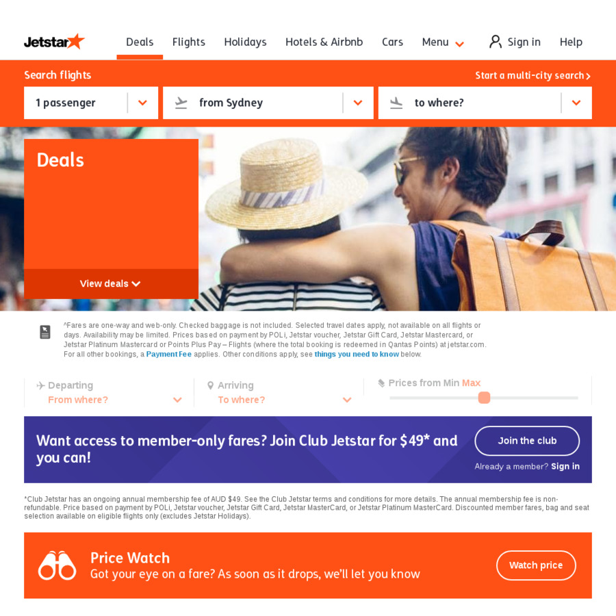 Jetstar booking reference