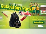 Socceroos Promotion Pack - 2x Pack of Nutella + Claim = FTW