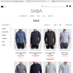 Saba Extra 30% off (Business Shirts from $27.30)