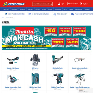 Makita skins total discount tools