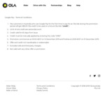 [Android] $5 Ola Credit When You Pay for a Ride with Google Pay