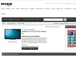 Panasonic 50" 3D Full HD Plasma TV $999 @ MYER