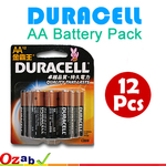 Duracell 1.5 V AA Alkaline Batteries 12 Pcs Pack $7.90 Delivered