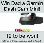 Win a Garmin Dash Cam Mini Worth RRP $199 from Ryda