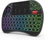 Upgraded Riitek Rii X8 2.4GHz Mini Wireless Keyboard with Touchpad $25.19 + Delivery ($0 with Prime) @ Ruige Direct Amazon AU