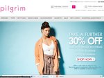 Pilgrim Clothing - Take a Further 30% off Already Reduced Items in Store & Online