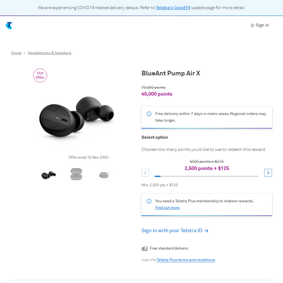 Blueant pump air discount x wireless earbuds