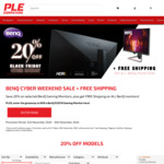 Win a BenQ Mobiuz EX2510 24.5" Full HD 144Hz Gaming Monitor from PLE