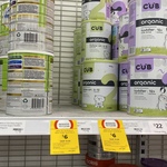 Cub Organic Formula Stage One and Two $6 @ Coles