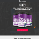 Win $300 Worth of Optimum Nutrition Products from Supp Kings