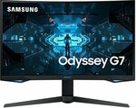 Samsung Odyssey G7 1440P 240Hz Gaming Monitor 27" $749, 32" $849 + Delivery @ Computer Alliance