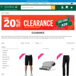 Extra 20% off Clearance Items @ Golfbox