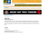 Anzac Day Free Parking - 3AM to 2PM - Secure Parking Flindersgate MEL CBD