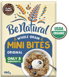 Be Natural Original Mini Bites Organic Breakfast Cereal with Whole Grains 460g $3.50 (Save $3.50) @ Coles